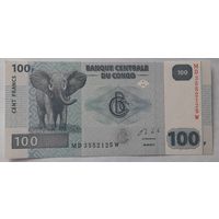 Конго 100 франков 2013 года UNC