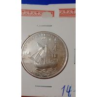 Медаль 250 лет открытия русской Америки бот Святой Гавриил