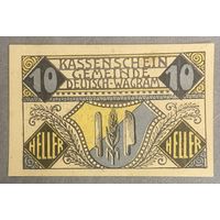 Нотгельды Австрия Дойч-Ваграм, 10 геллеров 1920 год