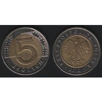 Польша y284 5 злотых 2010 год (mw) (_alb2