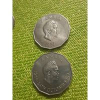 Замбия 50 нгве, 1969 г ( ФАО малый тираж)