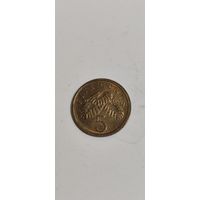 Сингапур 5 цент 2010