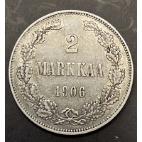 2 марки 1906 для Финляндии Николай Второй