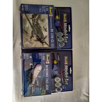 Ревел(Revell),сборные модели с аксессуарами,одним лотом 4 модели