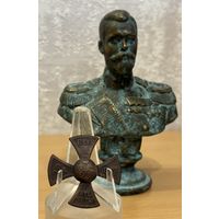 ОПОЛЧЕНСКИЙ КРЕСТ ВРЕМЕН ЦАРСТВОВАНИЯ ИМПЕРАТОРА НИКОЛАЯ II. СТАРТ С РУБЛЯ БЕЗ МЦ!!!