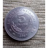 Werty71 Никарагуа 5 кордоба 2007