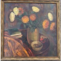 Чепик М.Ф "Осенний букет", 1982г. Холст, масло. Размер с рамой 71.5х72 см.