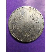 Германия ФРГ 1 марка 1991 F