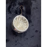 Ёлочная игрушка ГДР прожектор тонкое стекло