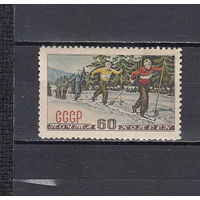 СССР. Спорт. 1952. 1 марка. Соловьев N 1672 (100 руб).