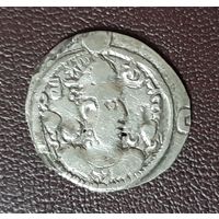 Монета  драхма (?) полудрахма (?) Сасаниды.