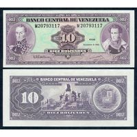 Венесуэла 10 боливар 1992 год, UNC
