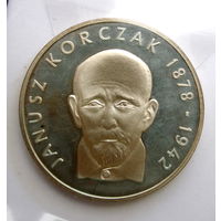 Польша 100 зл. Януш Корчак. 1978г. PROOF. Патина. 30000 шт.