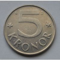 Швеция, 5 крон 1987 г.