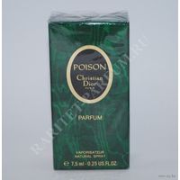 Редкая парфюмерия для Дам_Пуазон от Кристиан Диор_Paris/ПАРИЖ_(Poison от Christian Dior)_/ВИНТАЖ/_духи 7,5мл_(чуть меньше будет 6/6,5)_100%_Оригинал_1985_года!