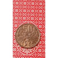Чехословакия 50 геллеров 1947
