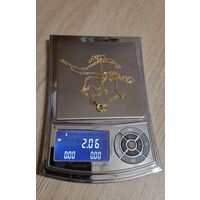 Цепь цепочка золото 583 проба равна 585 СССР звезда серп молот