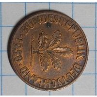 1 пфенниг 1950 D ФРГ