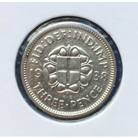 Великобритания 3 пенса 1938