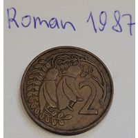 Новая Зеландия 2 цента 1967