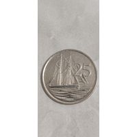Каймановы острова 25 цент 1999
