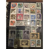 Сборный лот чистых марок СССР 1966 год