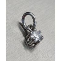 Кулон Капля росы. Серебро.