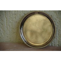 Ваза , тарелка с серебрением 13,5 см