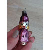 Елочные игрушки, стекло, девочка колокольчик, девочка цветок