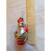 Ёлочная игрушка ПЕТУХ СССР 0039