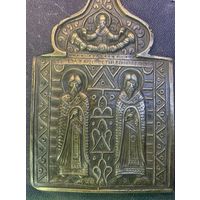 Икона Власий и Афанасий XVIII-XIX век