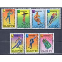 [2190] Монголия 1980. Спорт.Зимние Олимпийские игры. Гашеная серия.