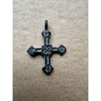 Крестик нательный остроконечный старинный