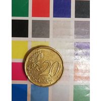 Нидерланды 20 евроцентов 2000