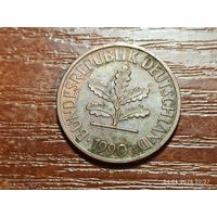 Германия 2 пфеннига 1990 G