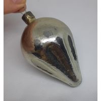 Ёлочная игрушка Парашютик, стекло. СССР