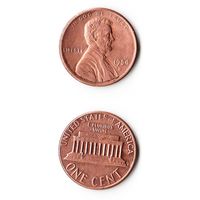 1 цент США 1984 (D) года