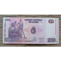 Werty71 Конго 200 франков 2022 UNC банкнота