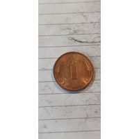 Германия 1 пфенниг 1985