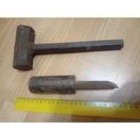 Кувалда и зубило тяжелые 2, 0 кг., 25 см