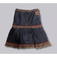 Дизайнерская джинсовая юбка Mariela Rosati, винтаж, размер М