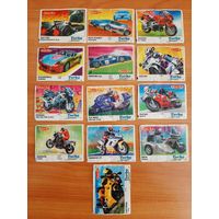 Вкладыш Turbo Sport (141-210) Kent Турбо Спорт 13 шт. Лотом в коллекцию.