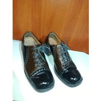Туфли ботинки мужские броги оксфорды р.44 ГДР 70-е годы Oxford Brogues