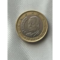 Испания 1 евро 2002