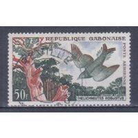 [106] Габон 1961. Фауна.Птицы. Одиночный выпуск.Гашеная марка.