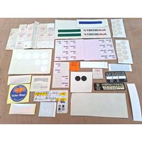 Наклейки сервисные ,и стекольные ,разные ,Цена за весь лот,