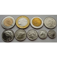 Алжир. Набор 9 монет 1/4, 1/2, 1, 2, 5, 10, 20, 50, 100 динаров 1992 - 2019 год