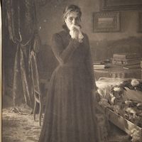 Неутешное горе.  Энциклопедическая гравюра СПБ. 19-20века 24х16см.  РАСПРОДАЖА КОЛЛЕКЦИИ.