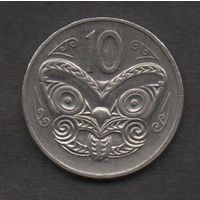 Новая Зеландия 10 центов 1980