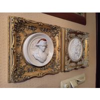 - Барельефы Наполеон I Жозефина с Наполеоном II ПАРА